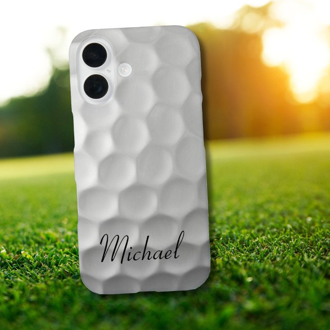 Signature Series Personalised Golf Ball Gifts Case-Mate iPhone Case (Creator Uploaded)