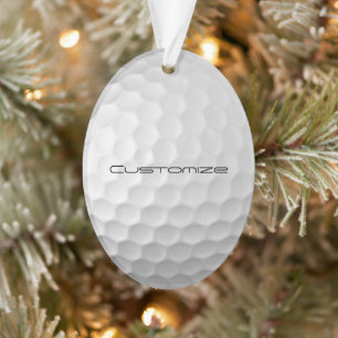 Signature Series Personalised Golf Ball Gifts Ornament