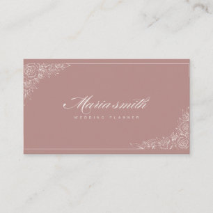Signature Wedding Planner & Consultant Business Card