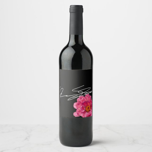Signature Wine Label (Front)