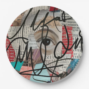 Signatures Paper Plate