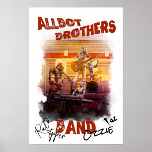 Signed Allbot Brothers Band Poster
