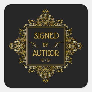 Signed by Author Sticker