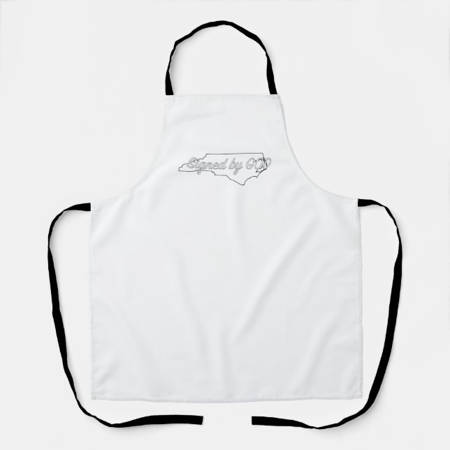 Signed by GOD Apron (Front)