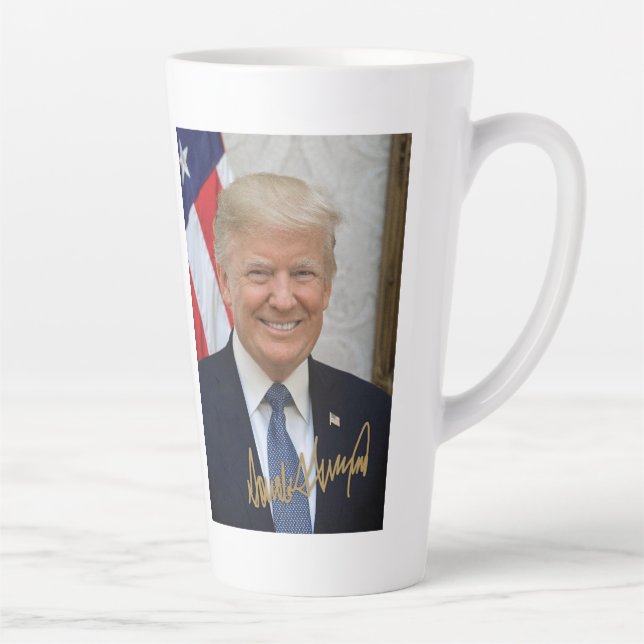 SIGNED BY PRESIDENT TRUMP MUG (Right)