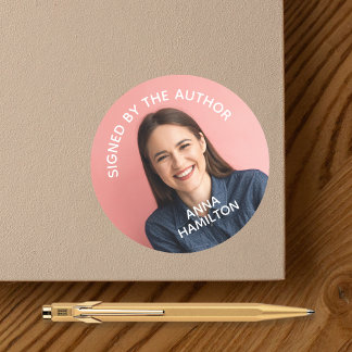 Signed by the Author Book Signing Sticker Photo