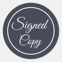 Signed Copy Modern