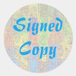 Signed Copy - Round Stickers (#39)