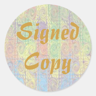 Signed Copy - Round Stickers (#44)