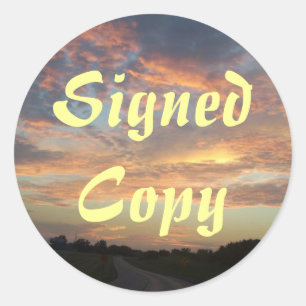 Signed Copy - Round Stickers (49)
