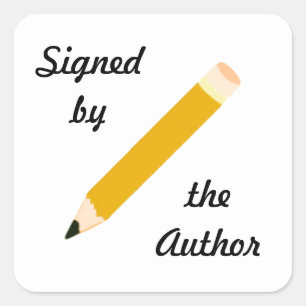 Signed Copy - Square Stickers (#28)