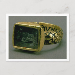 Signet ring of King Louis IX of France (St. Louis) Postcard