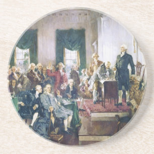 Signing of the Constitution by Howard C. Christy Coaster