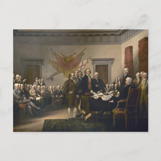 Signing of the Declaration of Independence Postcard (Front)