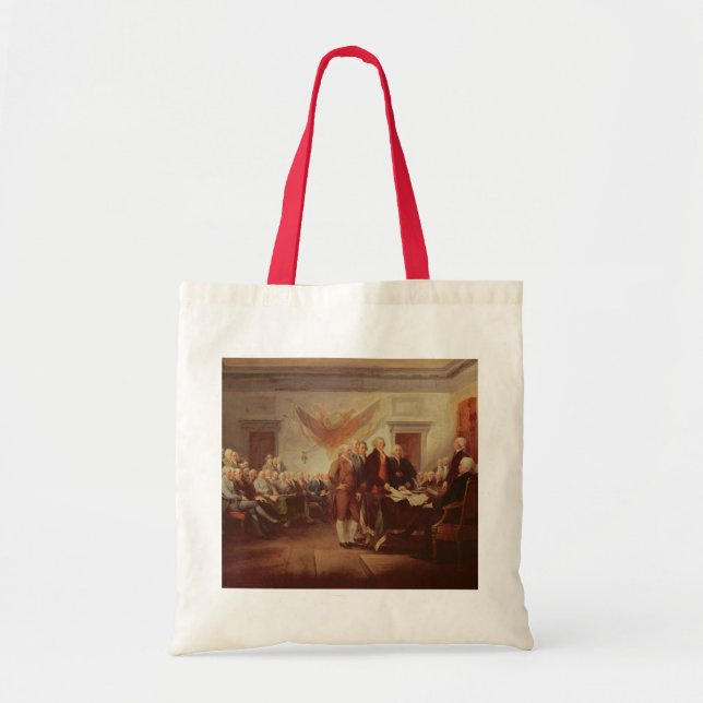 Signing the Declaration of Independence, 4th Tote Bag (Front)