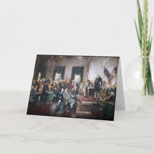 Signing the US Constitution by Christy Card