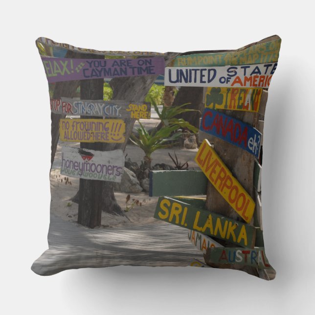 signposts and Throw Pillows (Front)