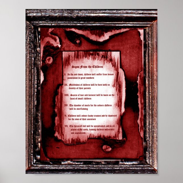 Signs From The Children (Front)