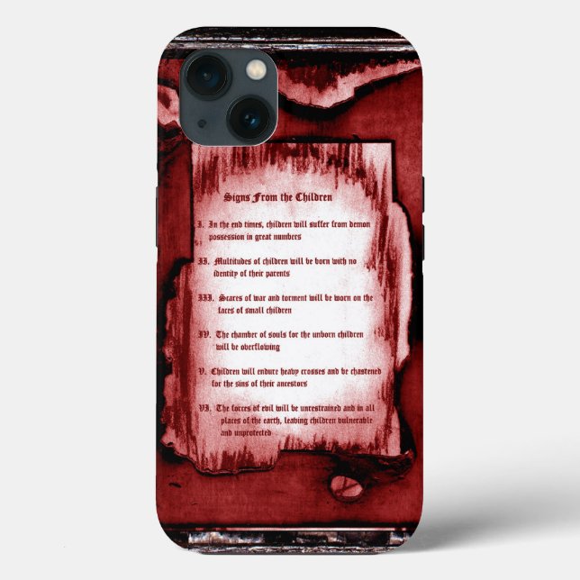 Signs From The Children Case-Mate iPhone Case (Back)