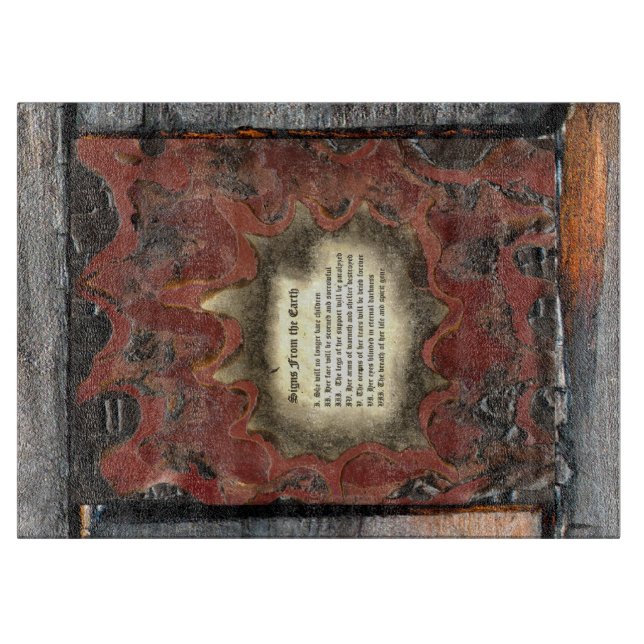 Signs From The Earth Cutting Board (Front)