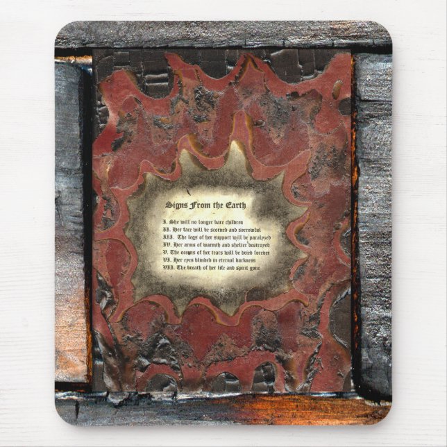 Signs From The Earth Mouse Pad (Front)