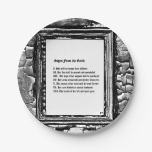 Signs From The Earth Paper Plate