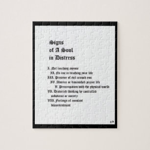 Signs of A Soul In Distress Jigsaw Puzzle