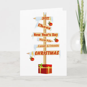 Signs of Christmas Holiday Card