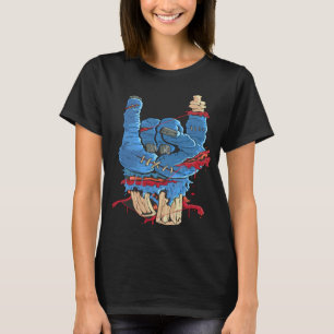 Signs of the horns Blood bone hand T-Shirt