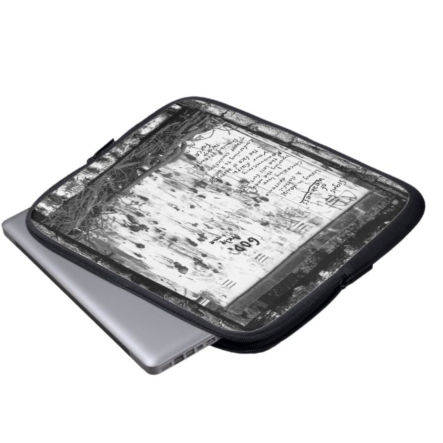 Signs of Weakness Laptop Sleeve (Front Bottom)