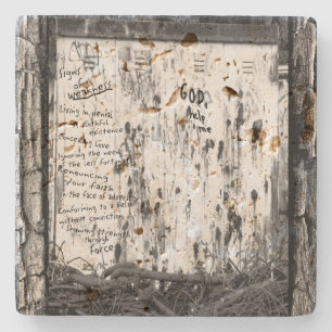 Signs of Weakness Stone Coaster