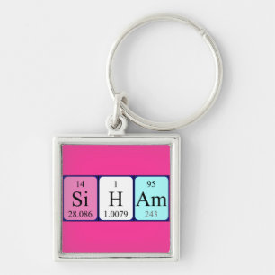 Siham periodic table name keyring