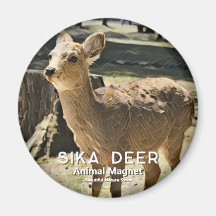 Sika Deer マグネット Magnet
