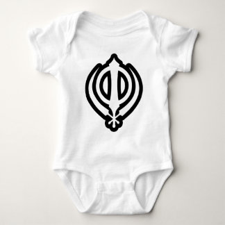 Sikh Khanda Khalsa Sikhism Punjabi Design Baby Bodysuit