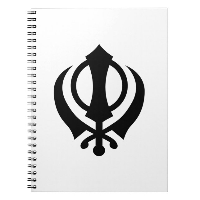 Sikh Khanda Notebook (Front)