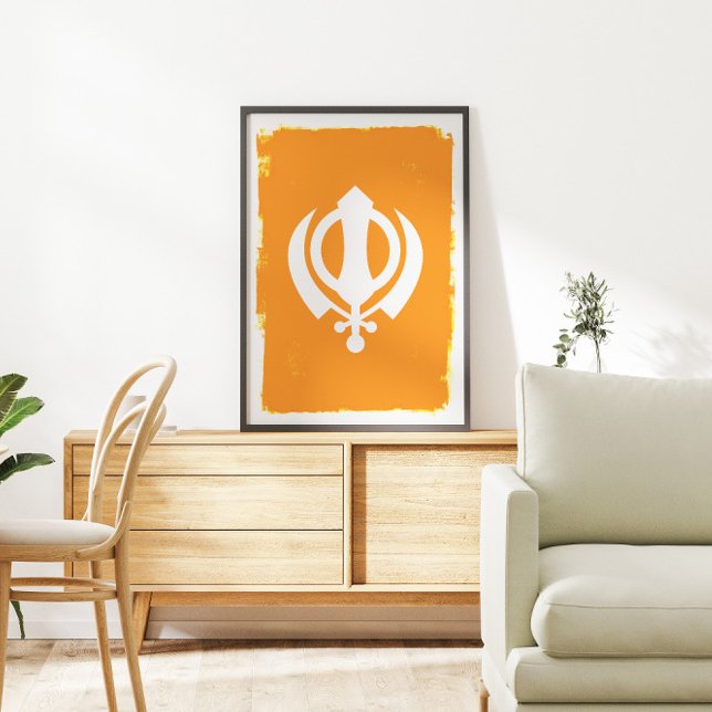 Sikh Khanda Symbol Poster (Creator Uploaded)