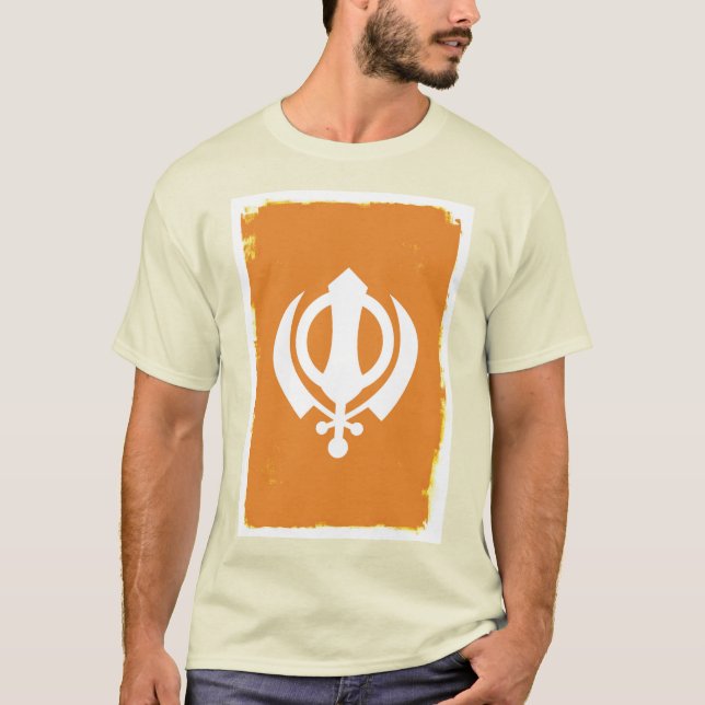 Sikh Khanda Symbol T-Shirt (Front)