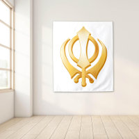 Sikh Symbol Tapestry