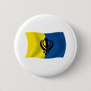 Sikhism Flag Button