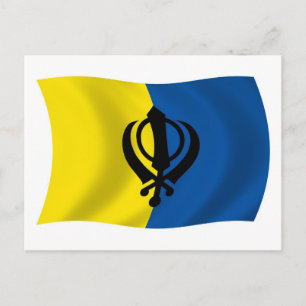 Sikhism Flag Postcard