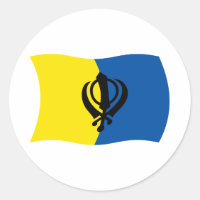 Sikhism Flag Sticker