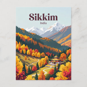 Sikkim India Postcard