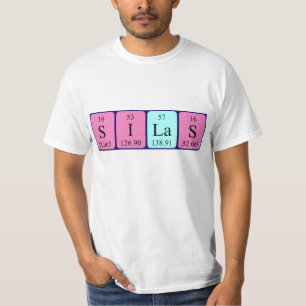 Silas periodic table name shirt