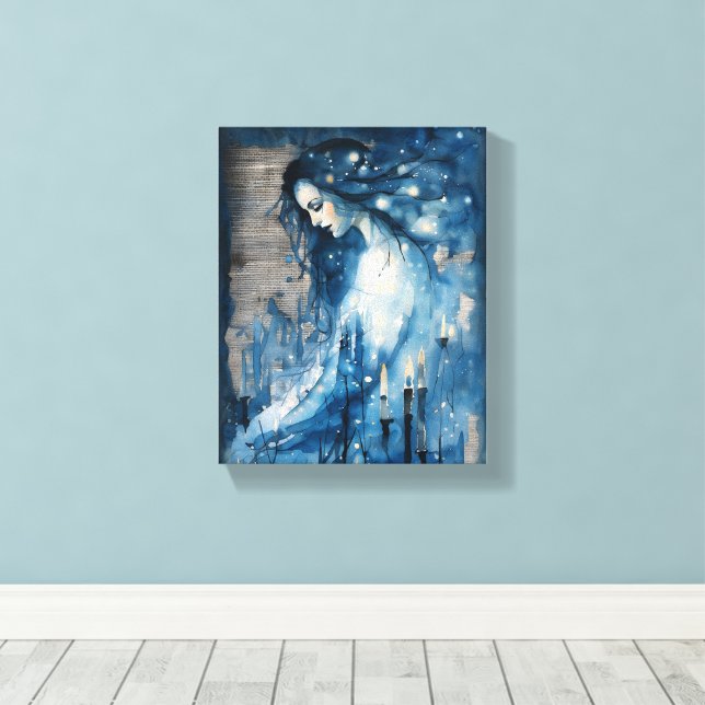  Silence Beauty Canvas Print (Insitu(Wood Floor))