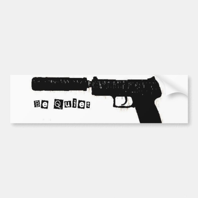 Silence Bumper Sticker (Front)