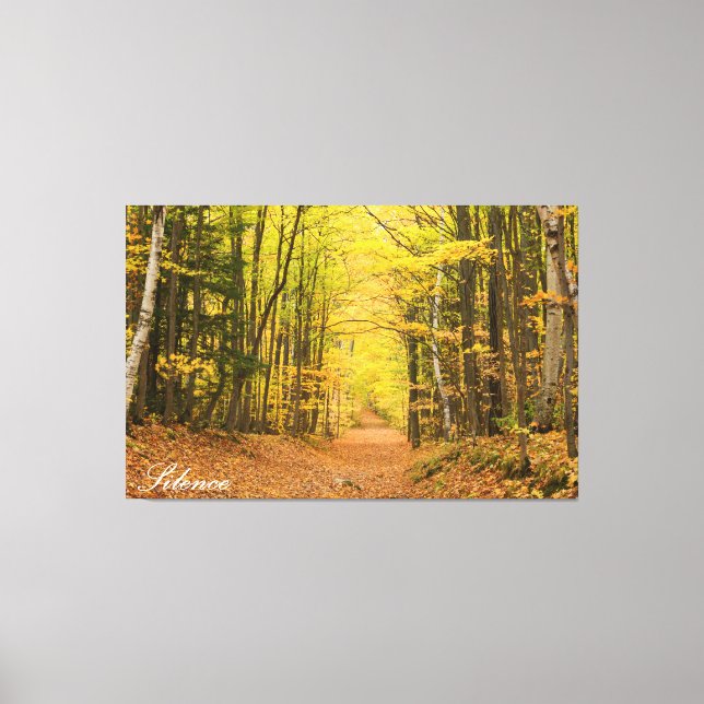 SILENCE CANVAS PRINT (Front)