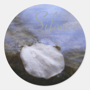 Silence Classic Round Sticker