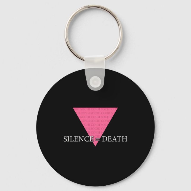 Silence = Death Key Ring (Front)