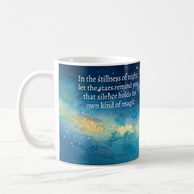 Silence Holds Magic Mug (Left)