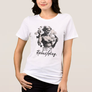 Silence I’m Rebuilding Puzzle Woman Tri-Blend Shirt